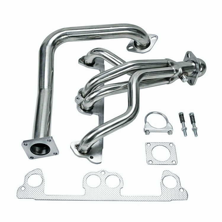 Jeep Wrangler YJ 1991-1995 2.5L L4 Stainless Manifold Header w/ Downpipe