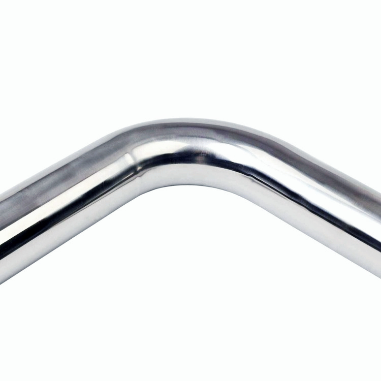 2.5''/63MM 2FT Long T-304 S/S Stainless Steel 90 Degree Exhaust Pipe Tubing