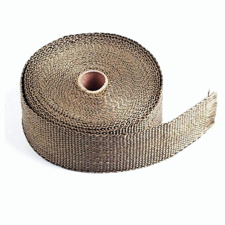 Manifold Header Exhaust Thermal Heat Tape Wrap Roll , heat insulating wrap