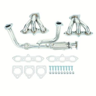 Auto Stainless Steel Exhaust Header Manifold Fits Accord 98-02 3.0L Acura CL TL 3.2L